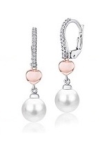 scintillating small freshwater cultured pearl children's earrings